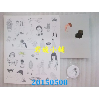 空运  畅销书  言花 (附waa wei手绘封面小笔记本)首刷版(全新)!